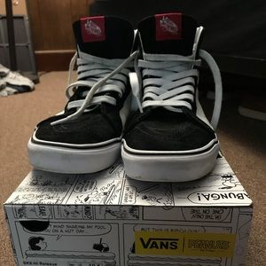 Vans Skate High Tops — Peanuts Joe Cool